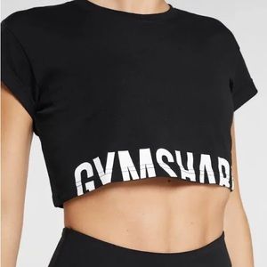 Gymshark Tops Fraction Crop Top